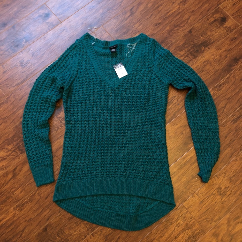 Turquoise sweater